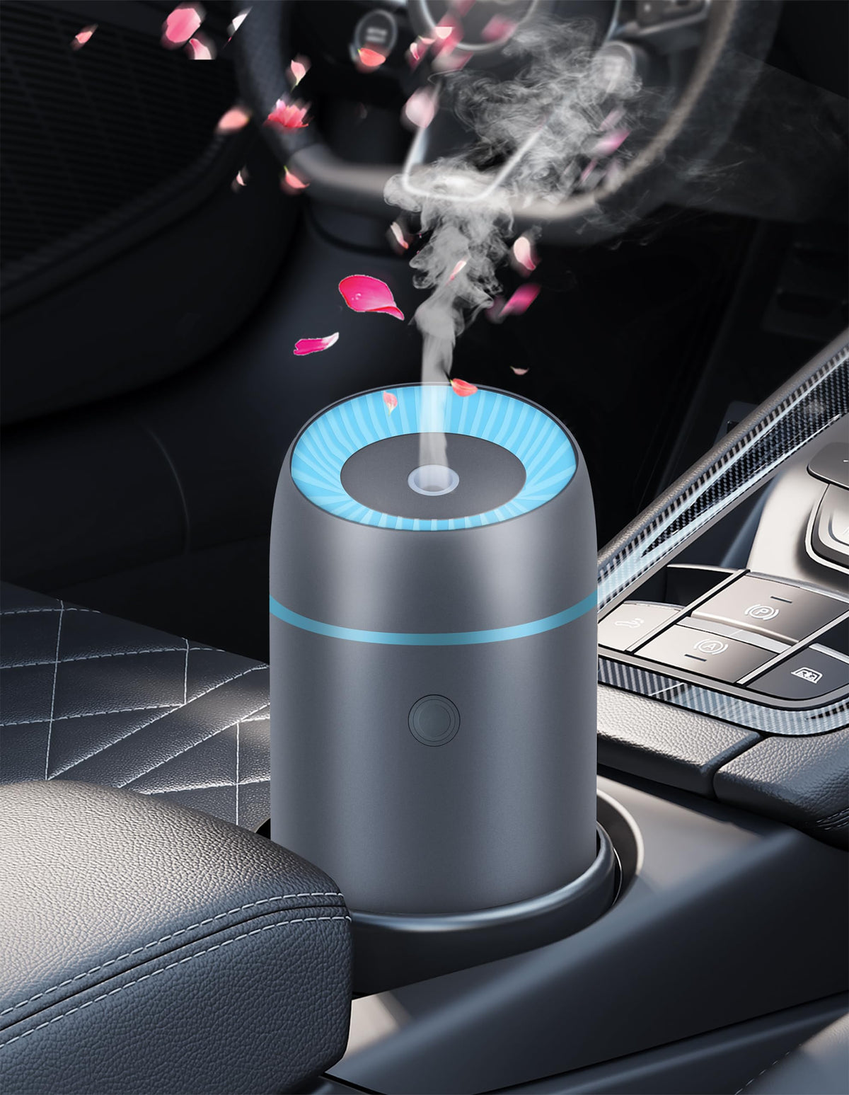 Difusor szyuwolf portátil para coche con aroma calmante y funcionamiento silencioso