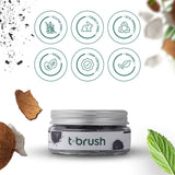 TBrush para camping, higiene dental portátil