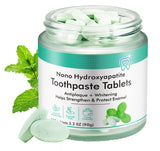 Tabletas dentales de menta con hidroxiapatita, empaque de 150, aliento fresco