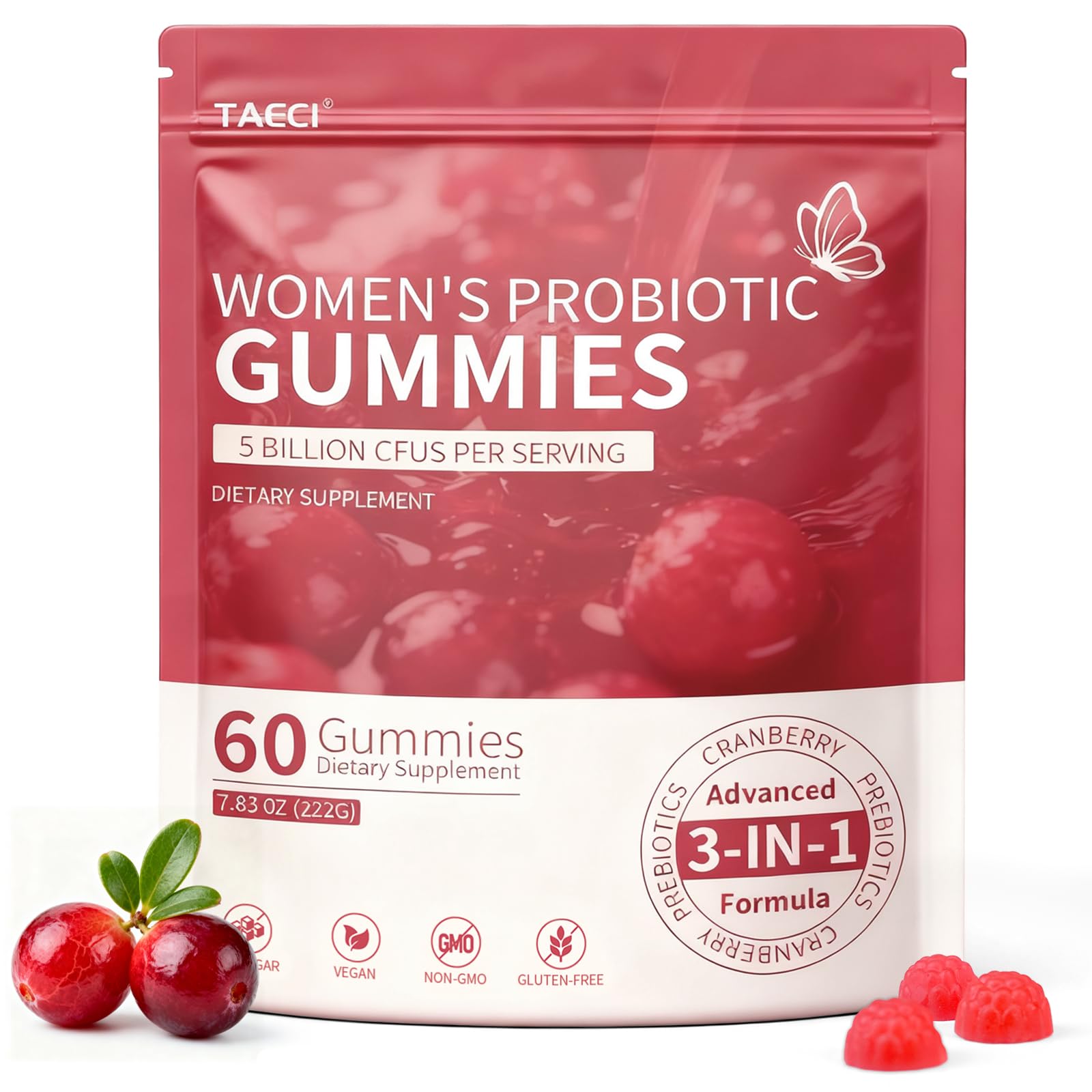 Taeci gominolas probióticas para equilibrio vaginal