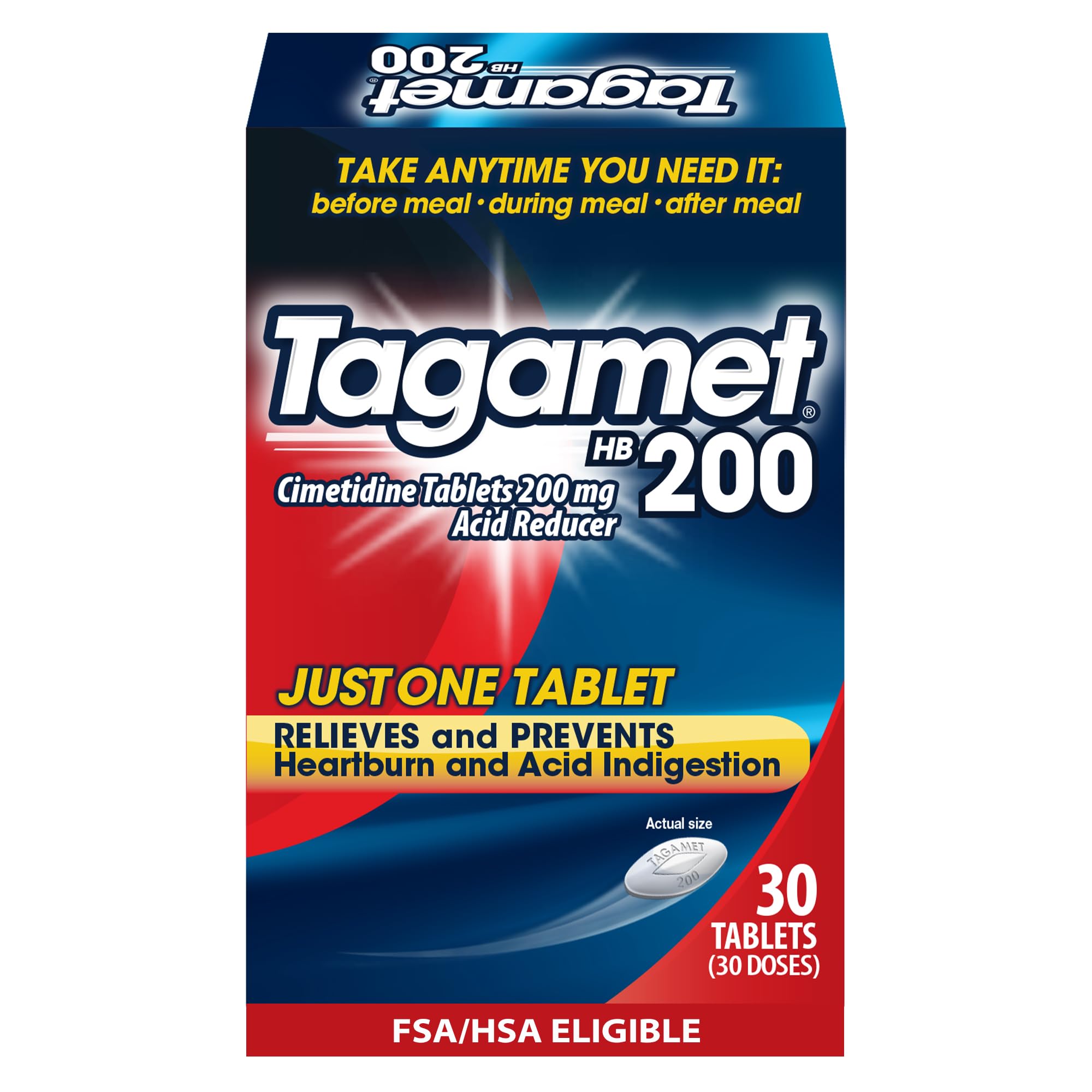 Tagamet HB 200 tableta para aliviar la acidez estomacal