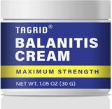 TAGRID Balanitis crema: bote práctico para alivio rápido de irritación.