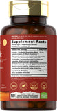 Botella Tahoe Nutritionals de 50 cápsulas para uso diario cómodo.
