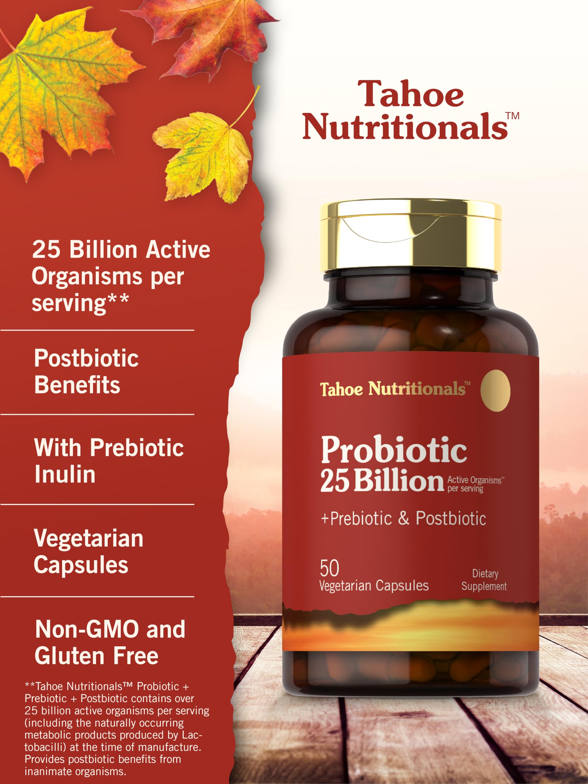 Contenido y etiqueta de Tahoe Nutritionals muestran calidad confiable.