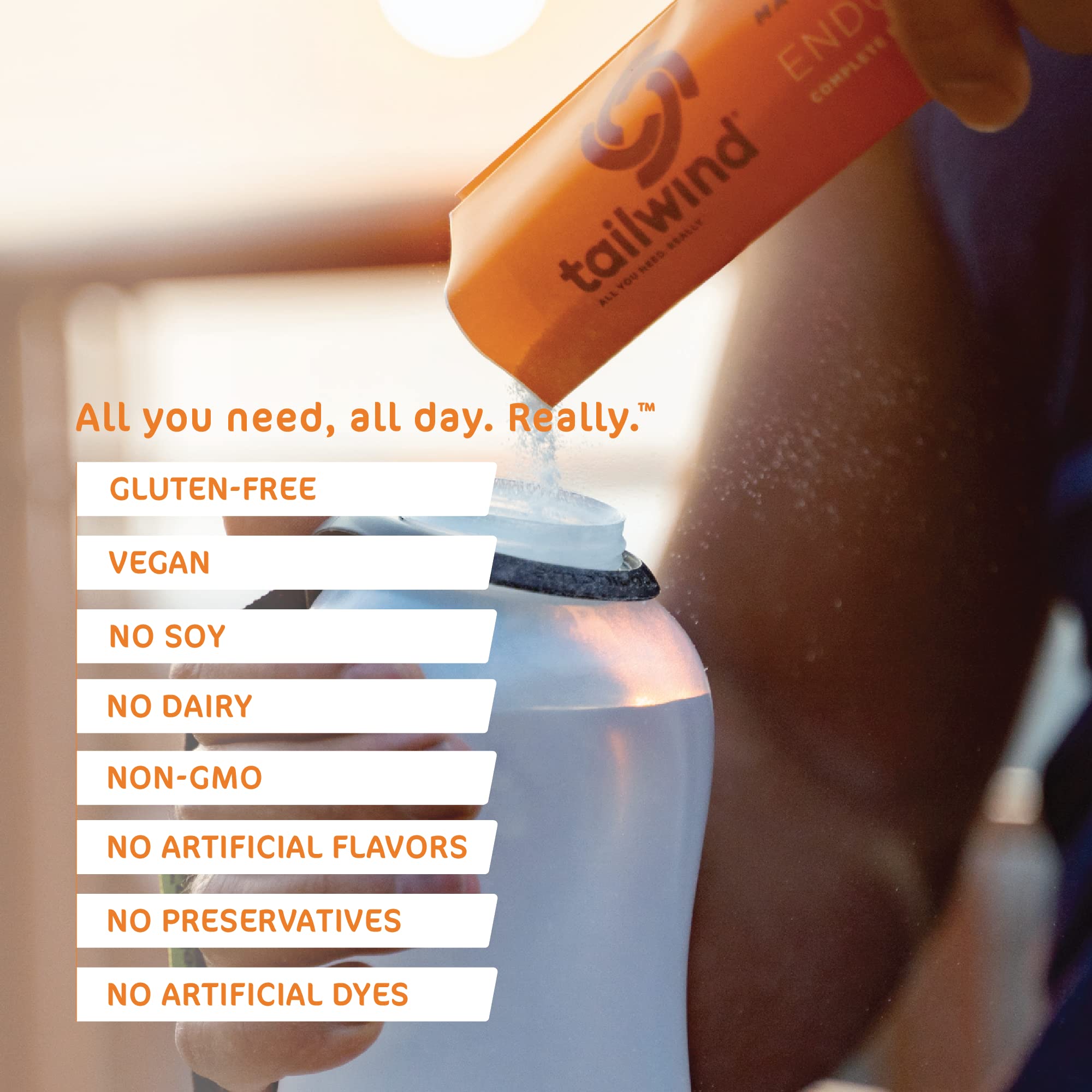 Tailwind Nutrition Endurance envase de 12 porciones para uso diario