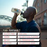 Endurance Fuel vegano y libre de gluten, compatible con dietas diversas.
