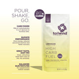 Tailwind Nutrition High Carb Fuel: sobres para mezclar en agua.