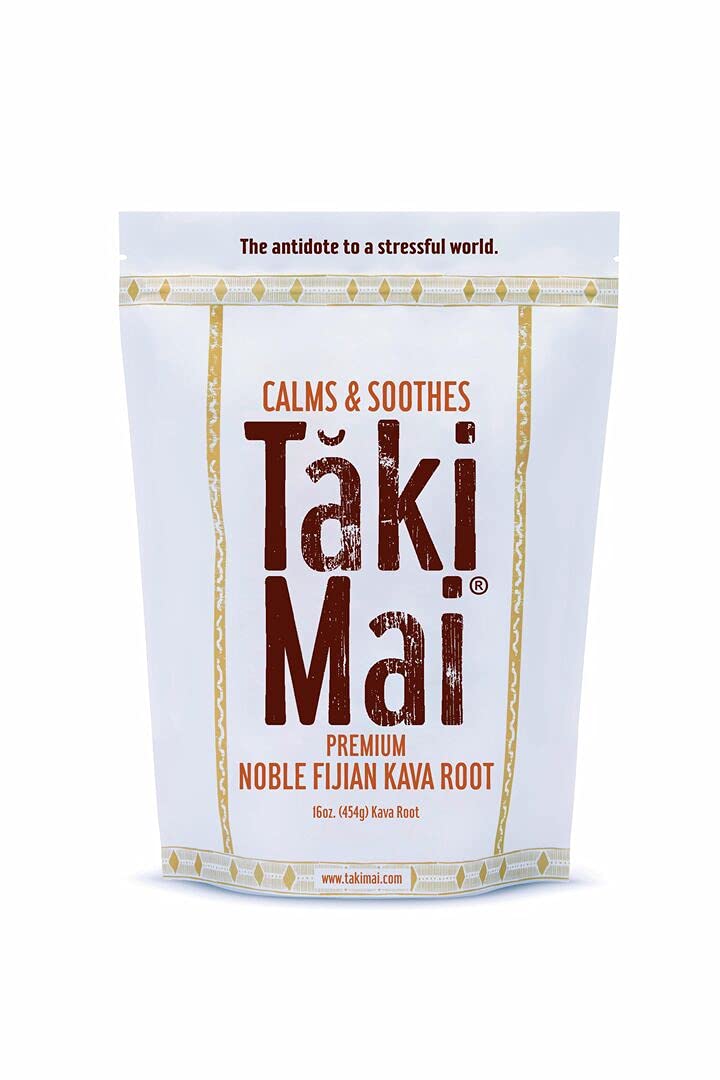 Taki Mai Noble Kava polvo de raíz, ideal para ritual calmante en casa.