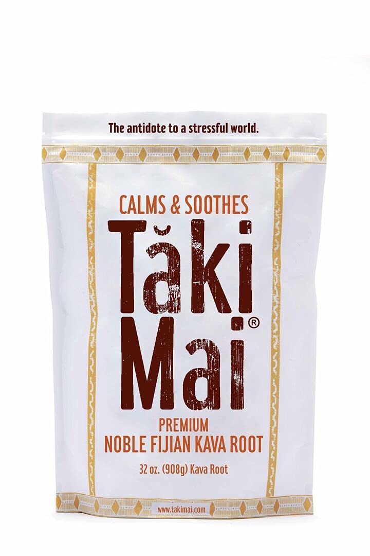 Taki Mai Noble Kava polvo raíz, embalaje claro para compra segura.