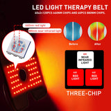 Talsafe envoltura ajustable con luz roja para articulaciones en uso diario.