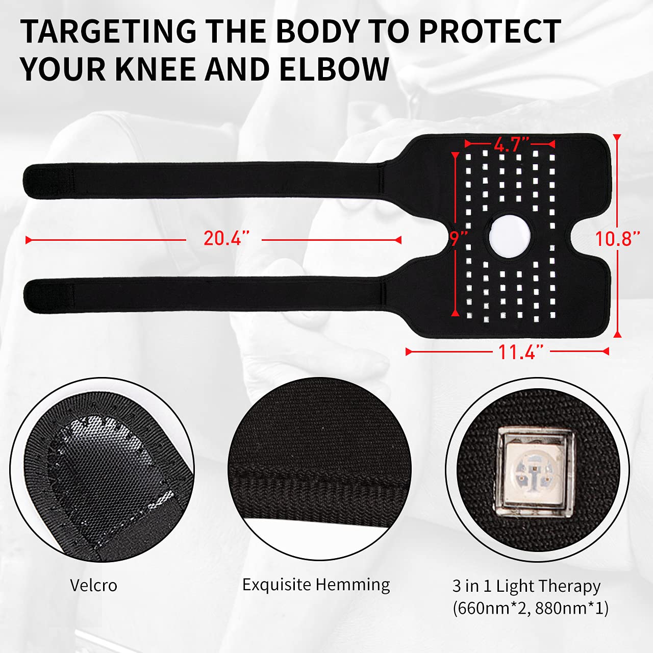 Talsafe paneles LED 660-880 para articulaciones y cobertura uniforme.