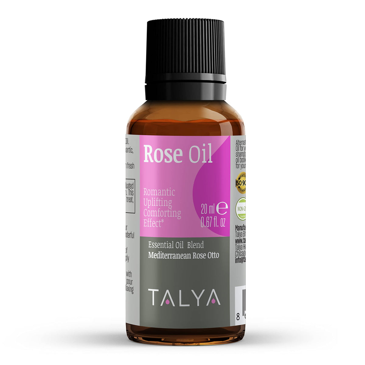 Talya Aceite Esencial de Rosas para difusor, aroma relajante y calmante.