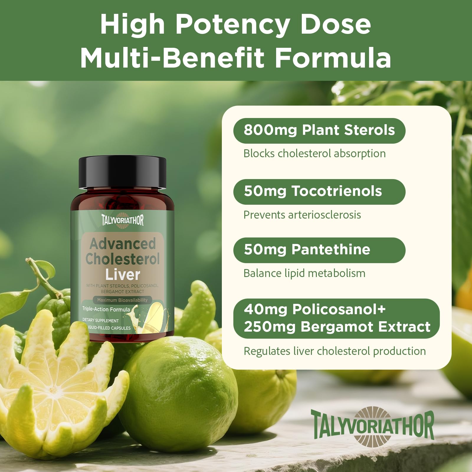 Etiqueta de Talyvoriathor con lista de ingredientes clave para comparar.