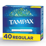 Pack de 4 Tampax Regular con 40 tampones para valor.