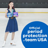 Tampax Compact Pearl banda protectora para evitar fugas, seguridad adicional.