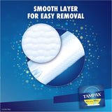 Empaque de cartón Tampax Regular para almacenamiento limpio.