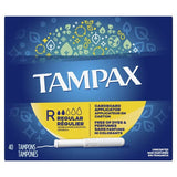 Núcleo absorbente de Tampax Regular para protección confiable.
