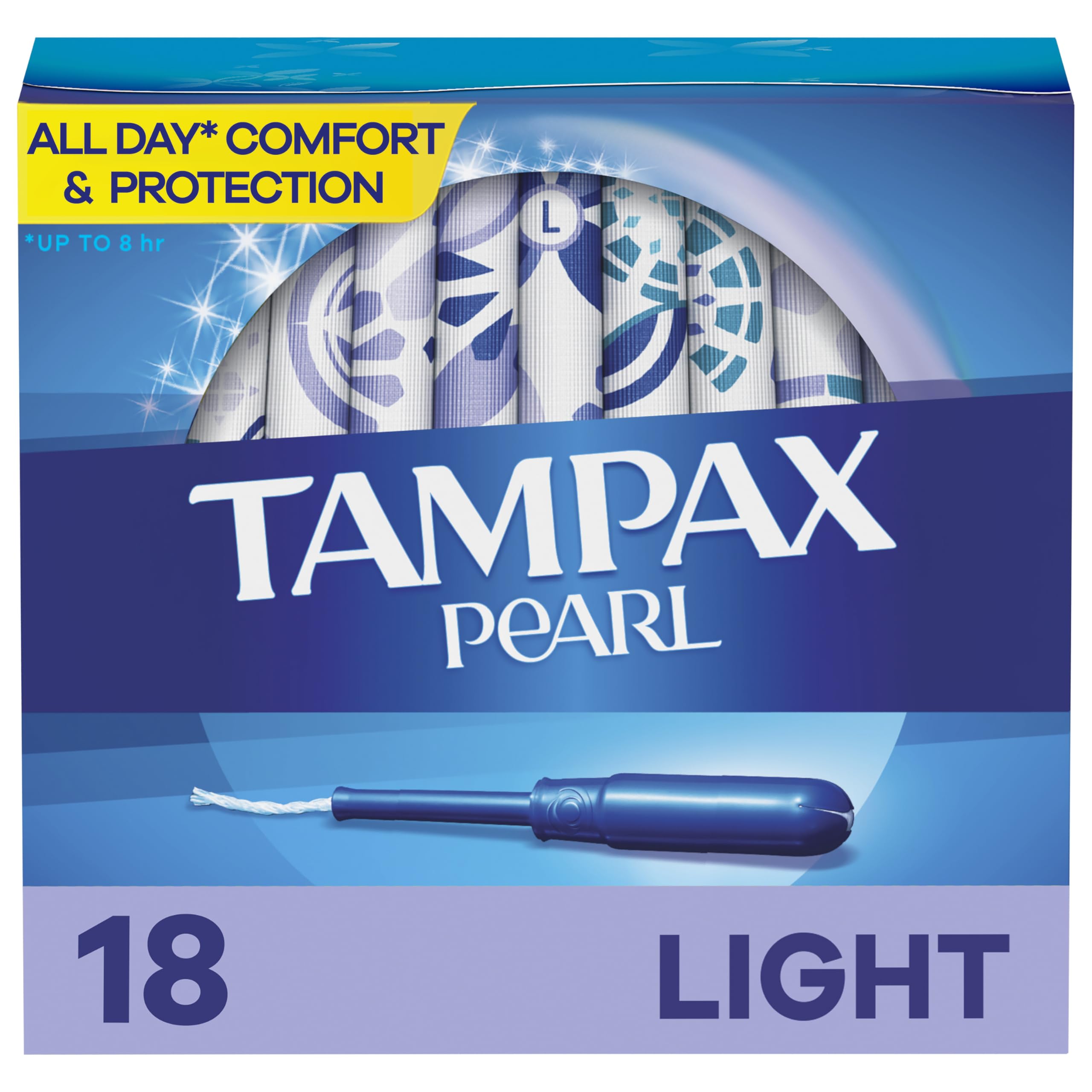 Tampax Pearl, aplicador anti-deslizante para inserción suave y cómoda