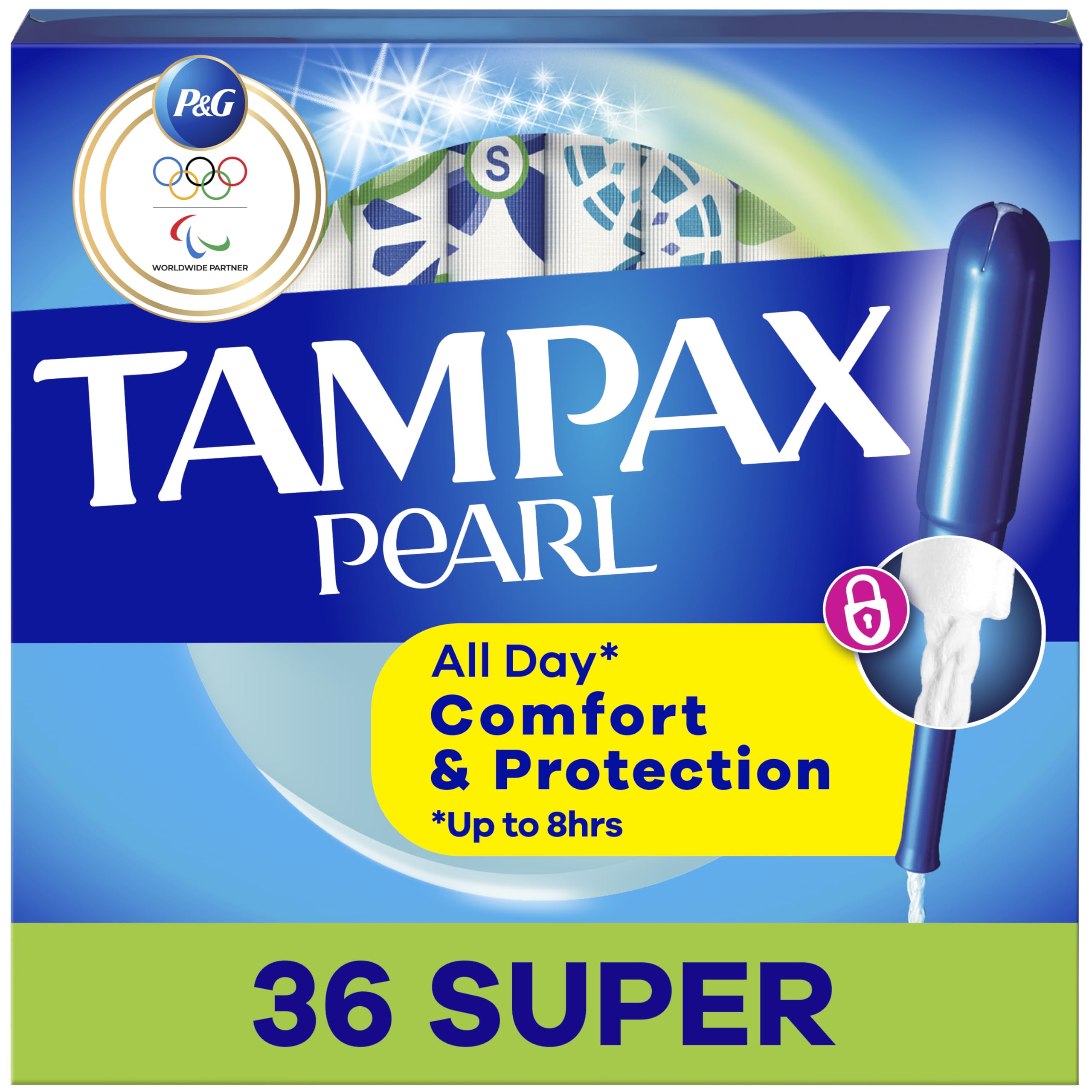 Tampax Pearl con aplicador antideslizante para inserción suave y cómoda