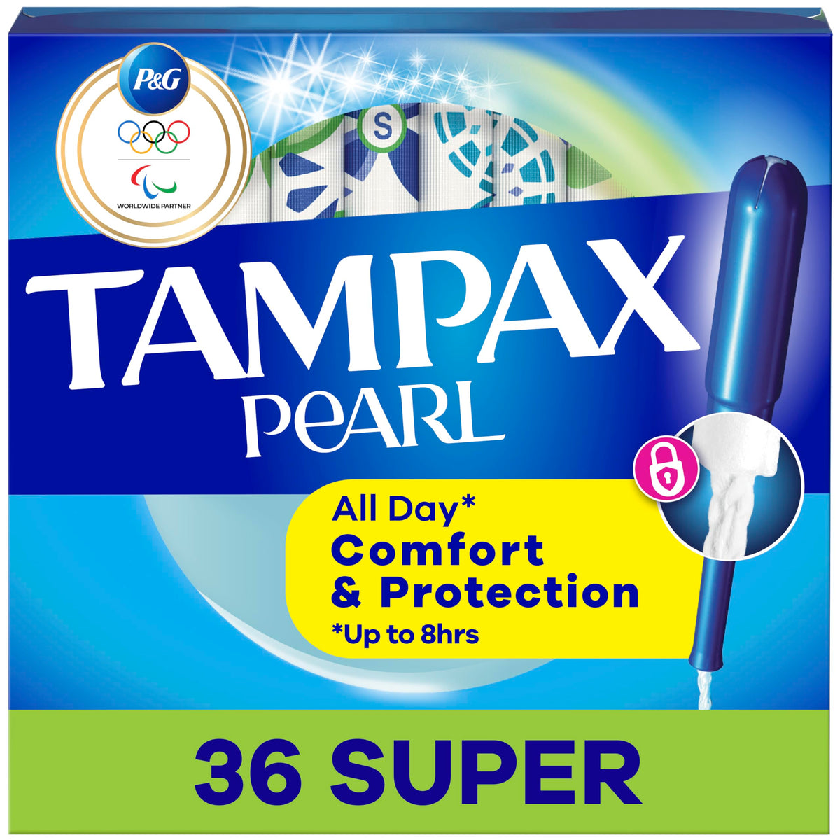 Tampax Pearl con aplicador antideslizante para inserción suave y cómoda
