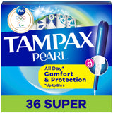 Tampax Pearl con aplicador antideslizante para inserción suave y cómoda