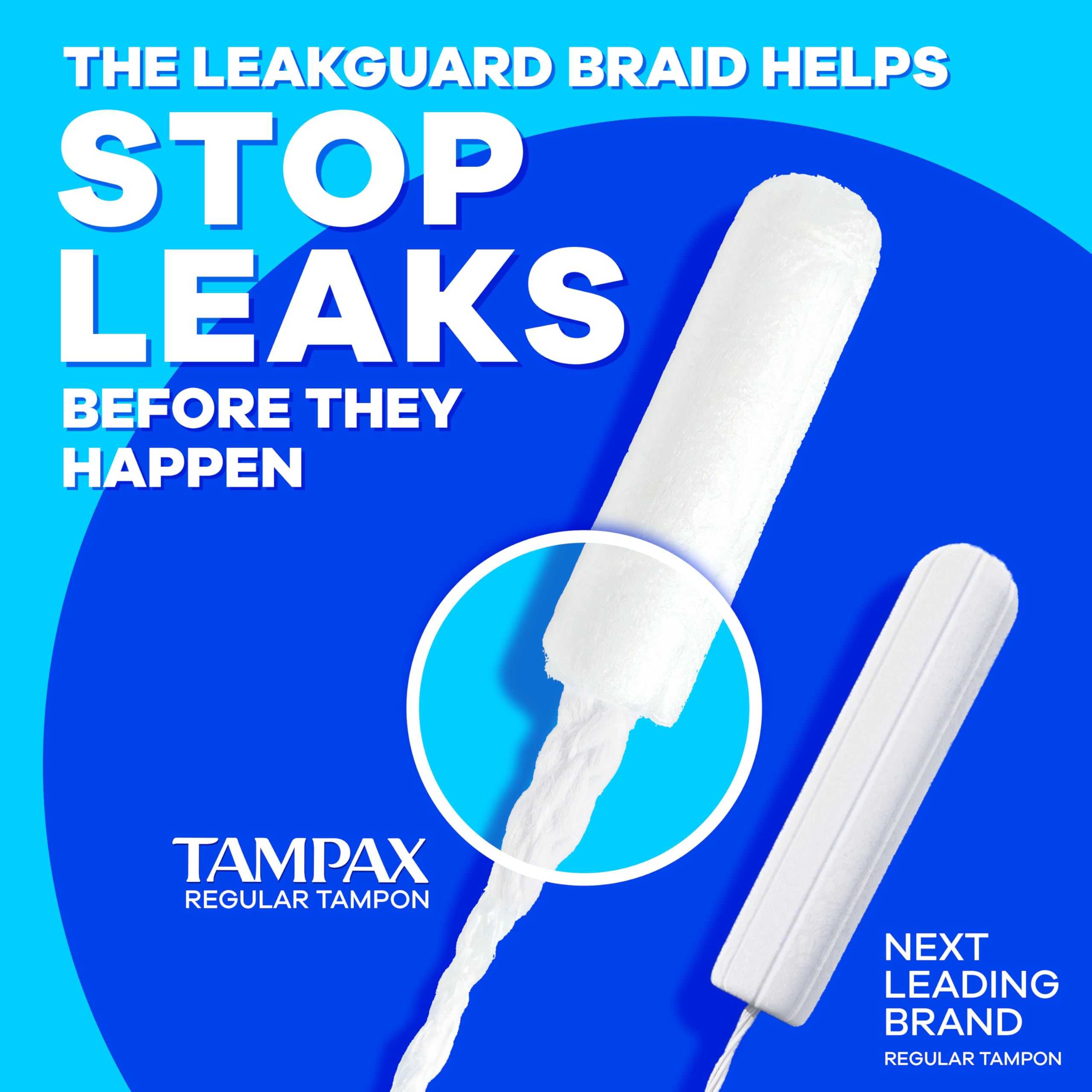 Aplicador plástico sin BPA de Tampax Pearl facilita la inserción