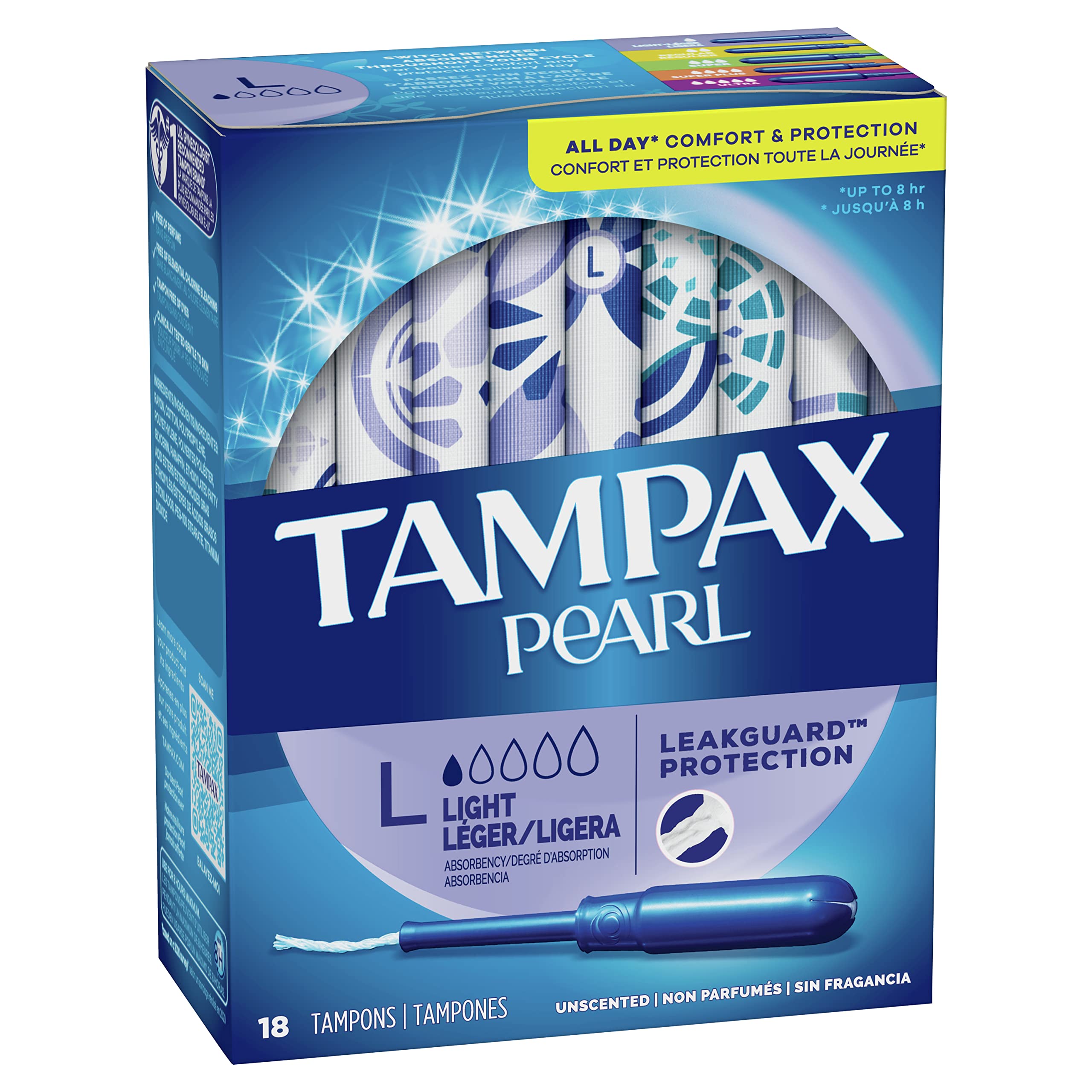 Tampax Pearl, comodidad diaria con absorbencia ligera