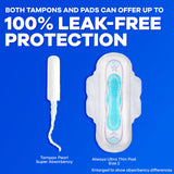 Tampax Pearl sin látex para mayor comodidad