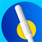 Protección contra fugas con Tampax Regular durante el uso diario.
