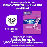 Presentación de Tampax Radiant en caja de 42 unidades