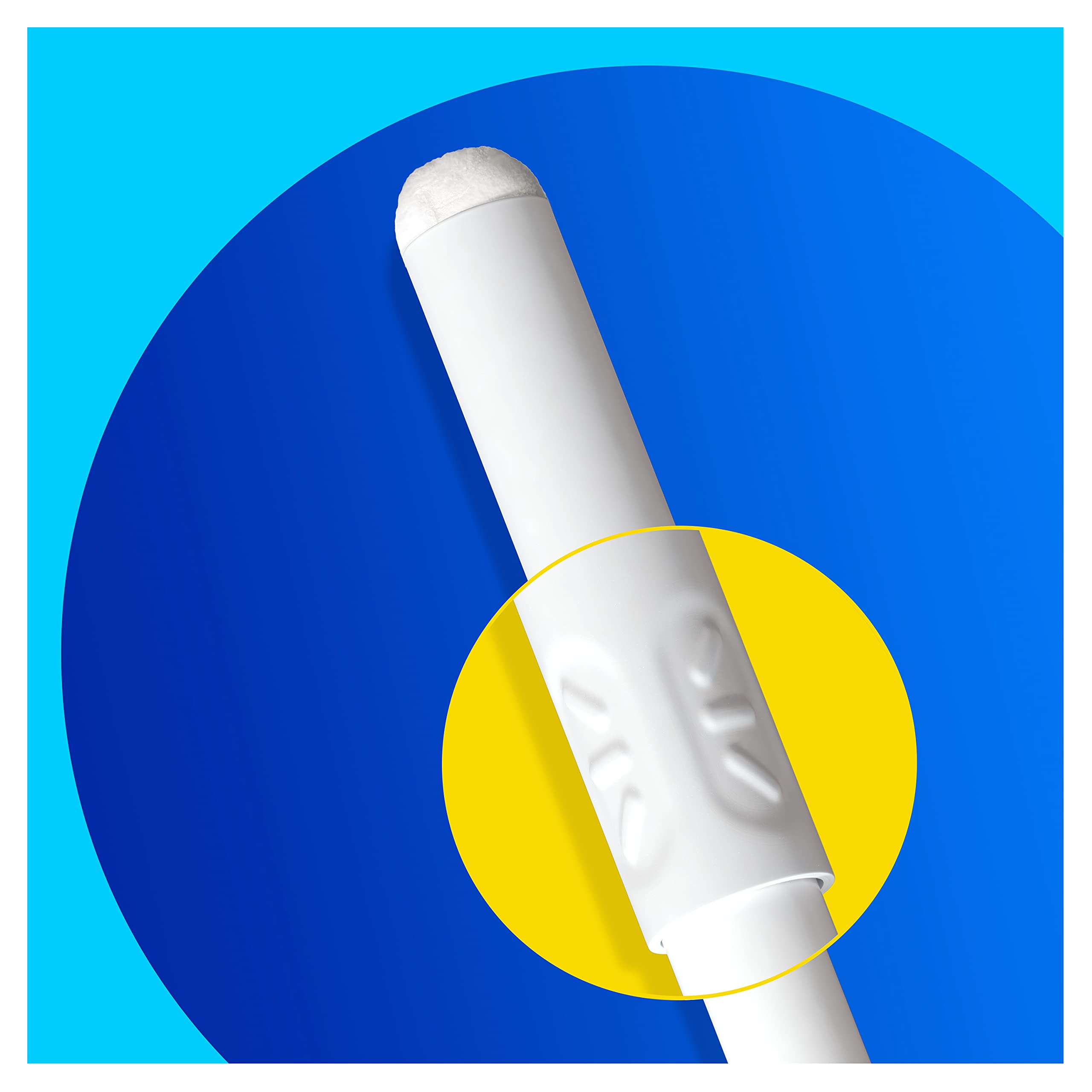Tampax Tampón 80ct detalle de envoltura: comodidad durante la experiencia diaria.