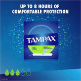 Tampax Tampón 80ct interior de la caja: organización cómoda para la rutina.