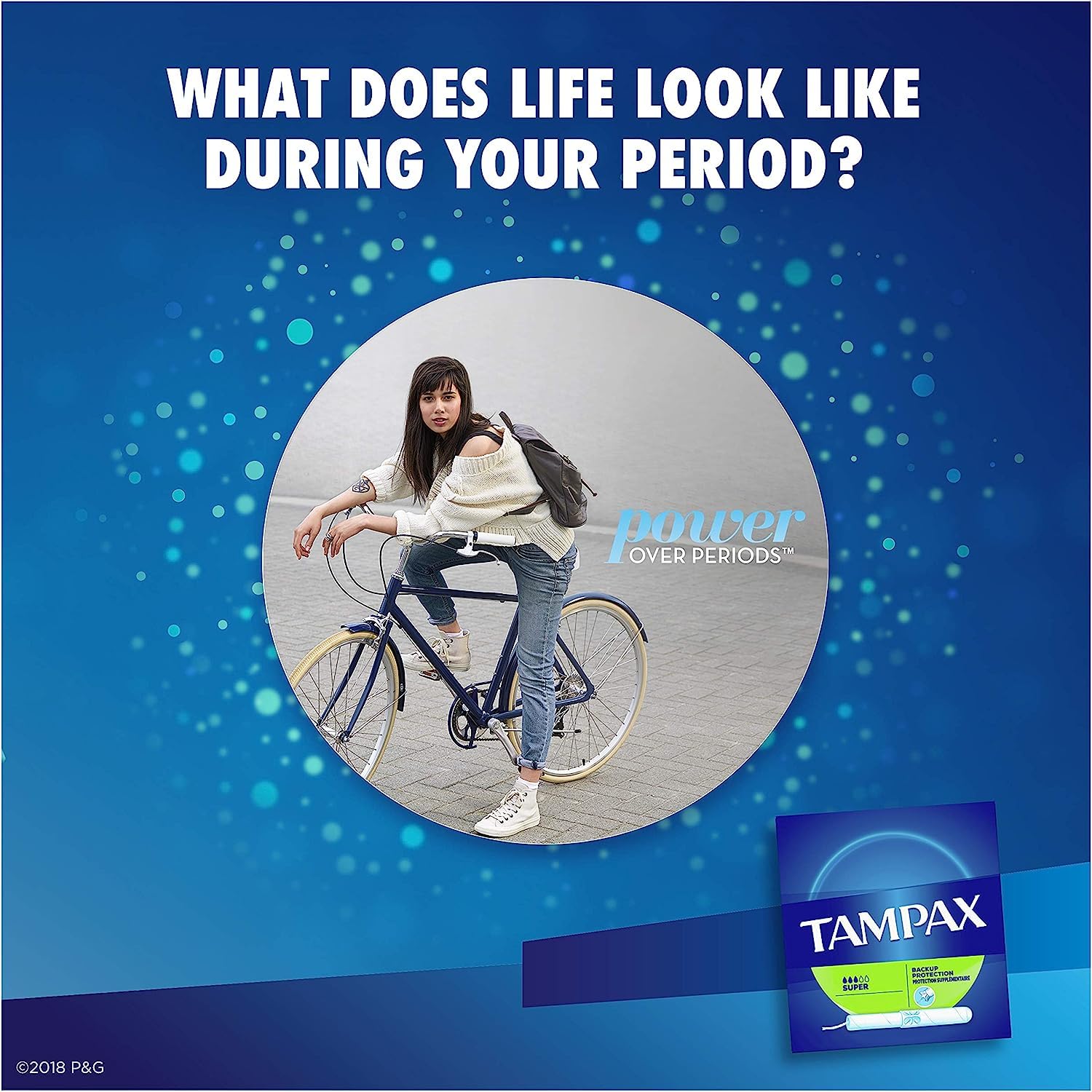 Tampax Tampón 80ct uso diario: opción fiable para días de flujo moderado.