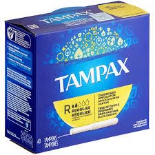 Tampax Regular para uso diario con flujo ligero a moderado.