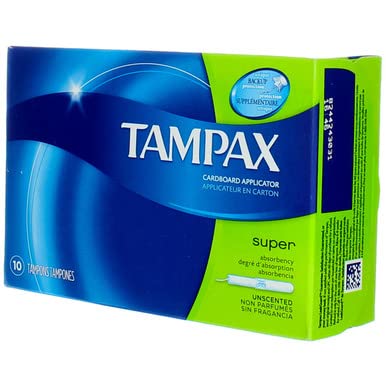 Tampax Tampones Super con protección de respaldo, seguridad diaria.