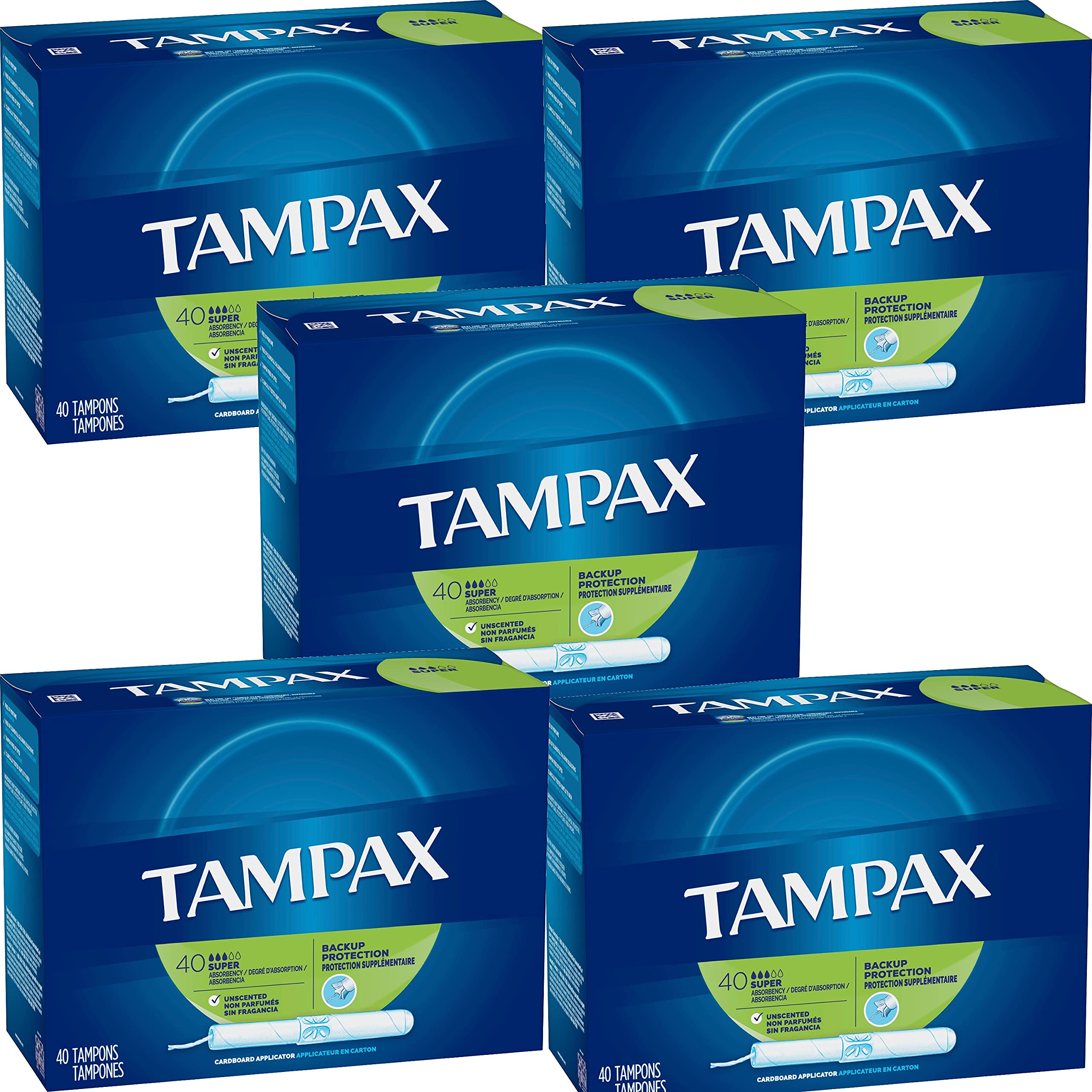 Tampax uso práctico diario para el día.