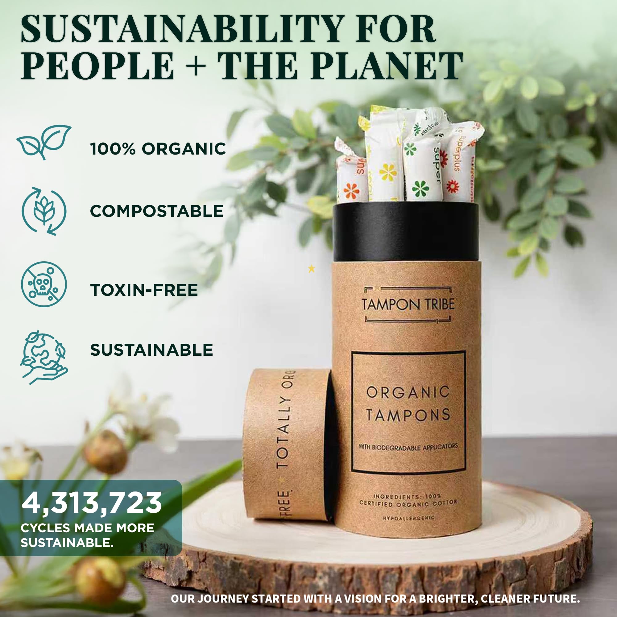 Tampon Tribe - envase compacto para transporte