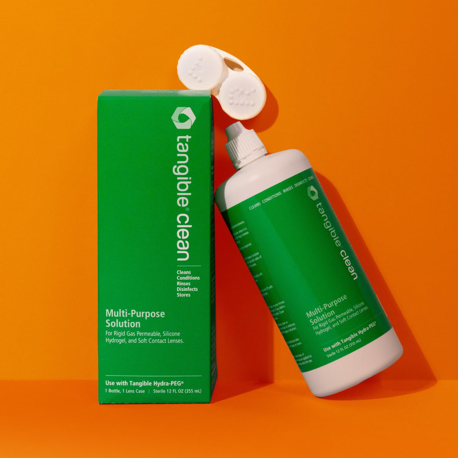 Tangible Clean, estuche incluido para traslado y almacenamiento de lentes