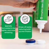 Tangible Clean, frasco para uso diario de limpieza suave de lentes