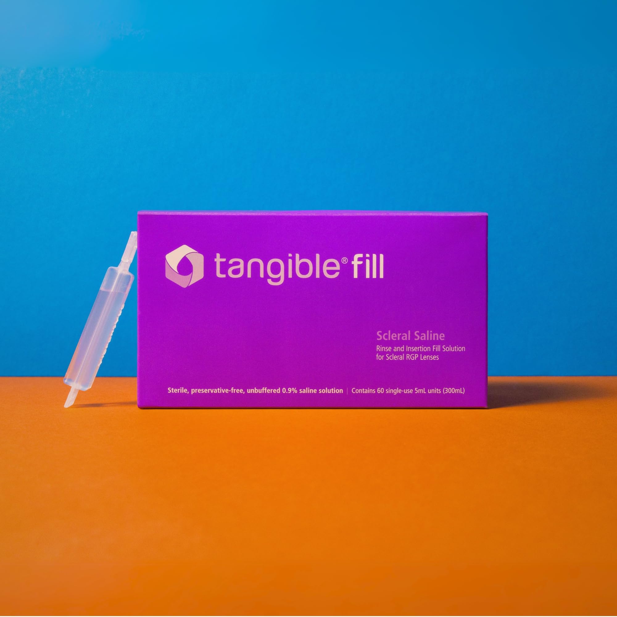 Tangible Fill: enjuague para lentes GP, limpieza y confort diario.