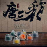 Tangzu Tang Sancai Noble: tallas XS con colores de boquilla para ajuste seguro.