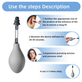 TANNRAN estimulacion-neumatica-oreja: estimulación suave para molestias ocasionales.