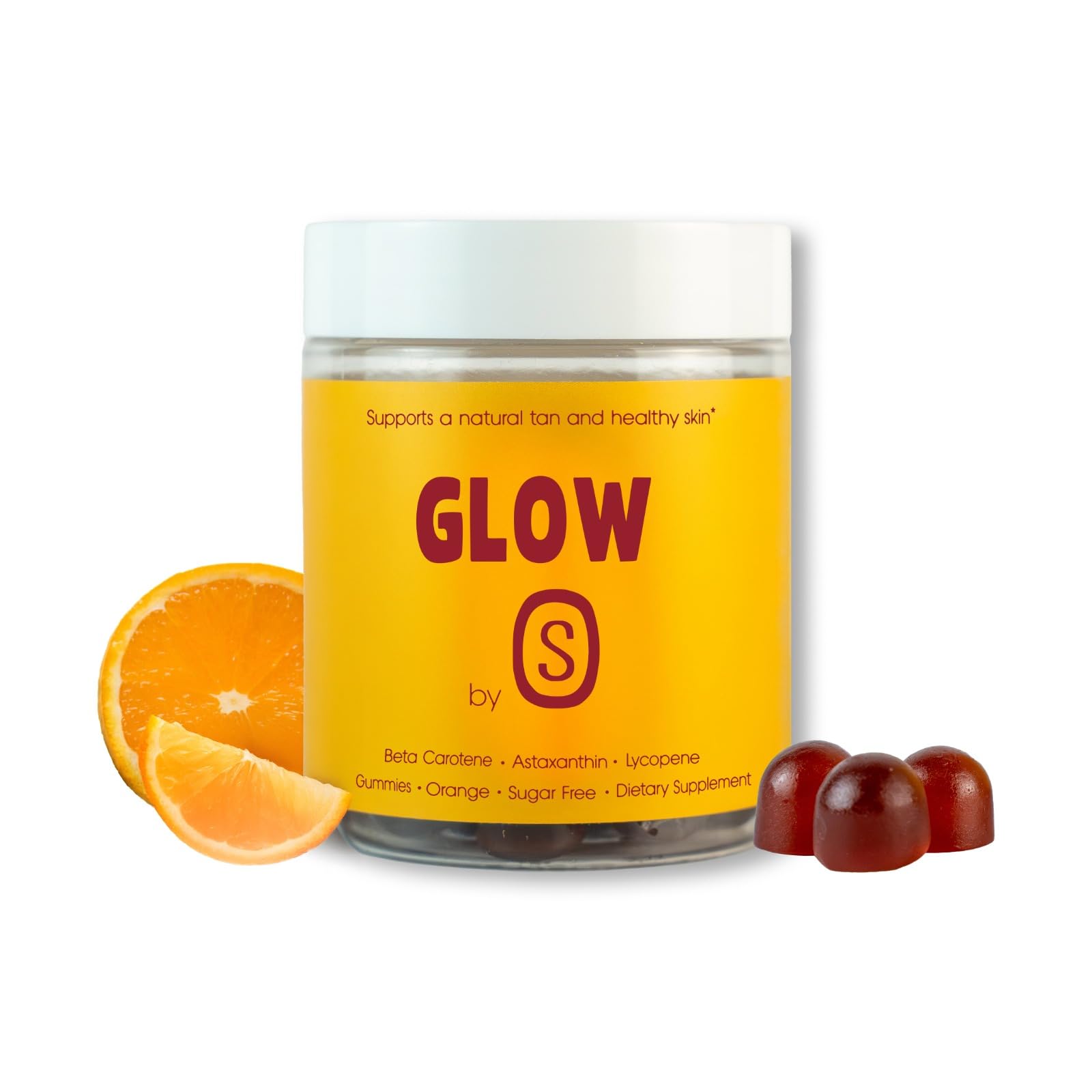 Gominolas Tansolara en empaque botella para bronceado natural suave