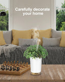 TAOYANG difusor con plantas falsas, aroma estable sin cuidado diario.