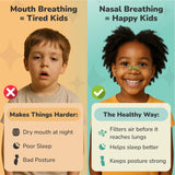 TapeGeeks tira nasal para niños se mantiene toda la noche