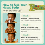 TapeGeeks tira nasal para niños ayuda a respirar mejor