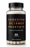 Targeted Science Prostate Health empaque visible, práctico para consulta y almacenamiento diario.