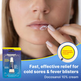 TARO crema herpes labial aplicacion en labios para alivio inmediato