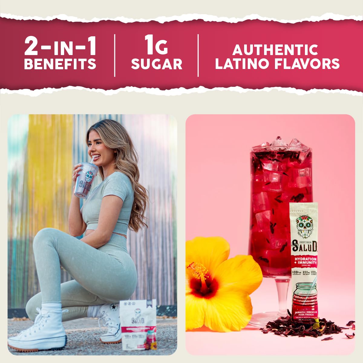 Bolsitas Taste Salud para disolver y obtener hidratación con sabor a agua fresca