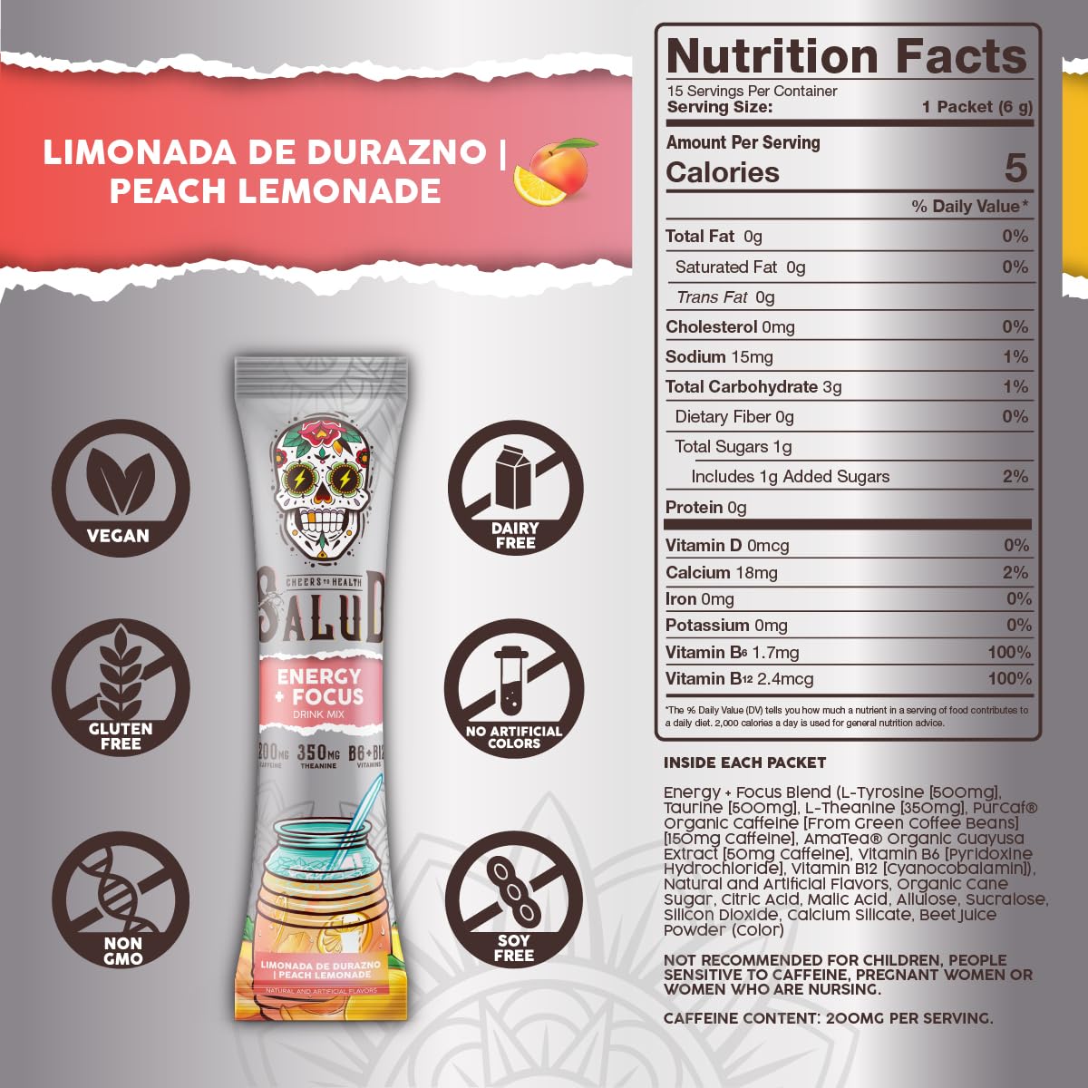 Taste Salud cafeina organica purcaf-amatea: energia limpia para concentrarte sin bajones.